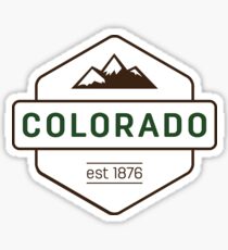 Colorado Mountain Badge Sticker