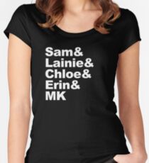Fab Five Names Women's Fitted Scoop T-Shirt