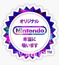 Vaporwave Nintendo Sticker