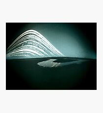 6 month exposure at The river Cuckmere Photographic Print
