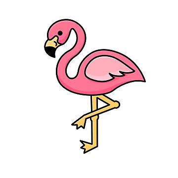Artwork thumbnail, Cute Pink Flamingo by Butterfly-Dream