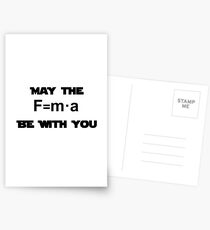 Star Wars Physics Force Postcards