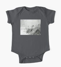 Snow Light in Black and White One Piece - Short Sleeve