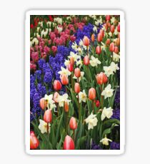 Colorful spring garden Sticker