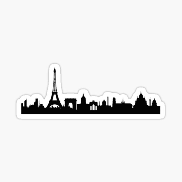 Paris Townscape French France Car Decal Sticker