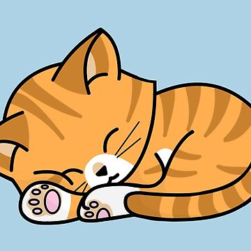 Orange Tabby Sticker,Orange Tabby with Crown Sticker, Cat Bubble-free stickers,  Cat Sticker — Karen O'Lone-Hahn