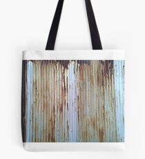 Old Rusted Barn Tin Tote Bag