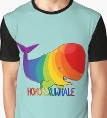 Homosexuwhale - with text Graphic T-Shirt