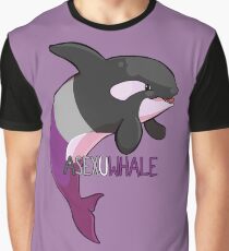 Asexuwhale - mit Text Grafik T-Shirt