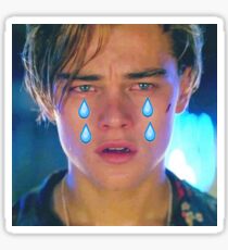 Leo Cryin' Emoji Tears Sticker