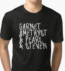Garnet, Amethyst & Pearl & Steven Tri-blend T-Shirt