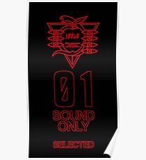 SEELE Red 01 Keel Lorenz Logo Evangelion Graphic Poster