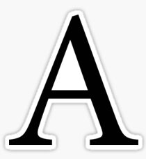 Alpha Greek Letter Sticker