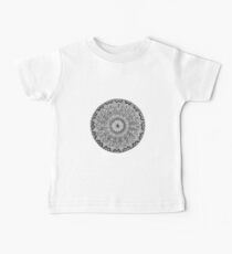 Black and White Original Mandala Baby Tee