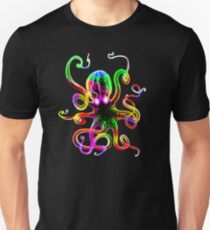 Rainbow Octopus Glow Unisex T-Shirt