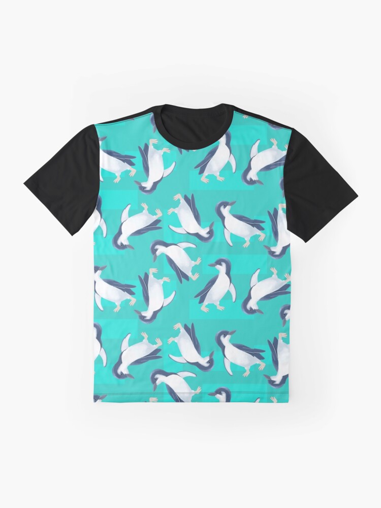 Alternate view of Cute Little Penguin Graphic T-Shirt