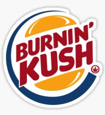 Burnin' Kush Sticker