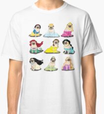 Pug Princesses Version 2 Classic T-Shirt