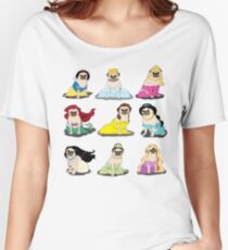Pug Princesses Version 2 Women's Relaxed Fit T-Shirt