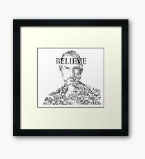 Believe - Steve Jobs Framed Print