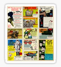 Vintage Comic Ads Sticker