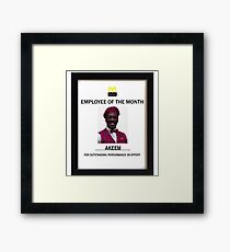 Employee of the month Framed Print
