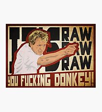 You fucking donkey! Photographic Print