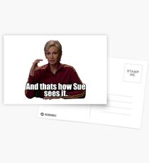 And thats how Sue sees it Postcards