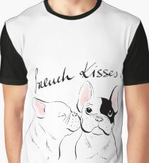 Französische Küsse Grafik T-Shirt