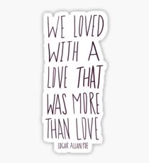 Poe: Love Sticker