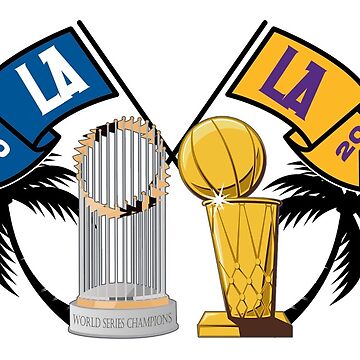 City Of Champions - Los Angeles Lakers x Los Angeles Dodgers Mash Vinyl  Sticker