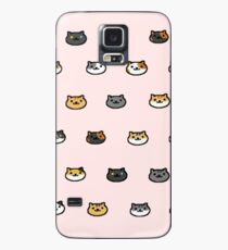 Neko Atsume Kitty Collector Cat Faces Case/Skin for Samsung Galaxy