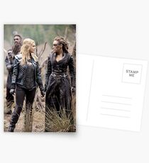 The 100 - Clexa (2x15) Postcards