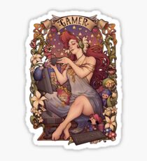 Gamer girl Nouveau Sticker