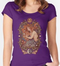 COSMIC LOVER - Color version Women's Fitted Scoop T-Shirt