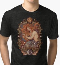 COSMIC LOVER - Color version Tri-blend T-Shirt