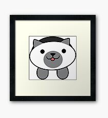Marshmallow the Cat Framed Print