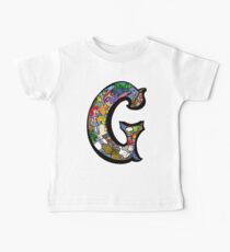 Gekritzel-Buchstabe G Baby T-Shirt