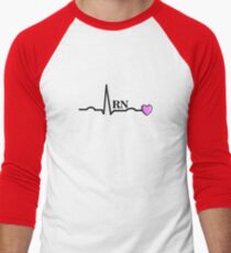 Registered Nurse Men's Baseball ¾ T-Shirt