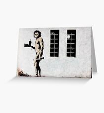 banksy-18 Greeting Card