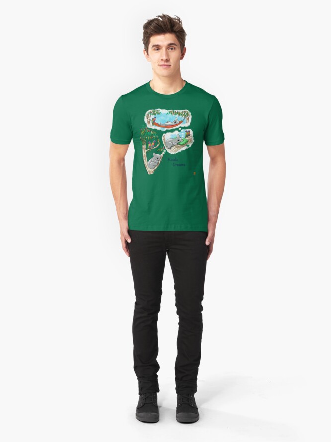 Alternate view of What do Koalas dream about? Slim Fit T-Shirt