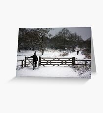 into god's canvas Greeting Card