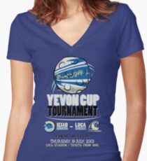 Blitzball Tournament / Final Fantasy X Women's Fitted V-Neck T-Shirt