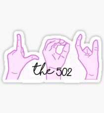 LOUISVILLE-THE 502 Sticker