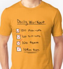 One Punch Man Workout Unisex T-Shirt