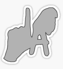 Los Angeles Hand Sign Sticker