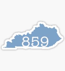 Lexington KY Area Code Sticker