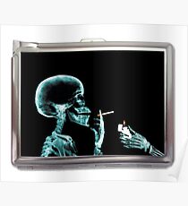 Póster skull smoke