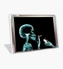 Vinilo para portátil skull smoke