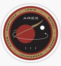 Ares III Mission patch - The Martian Sticker